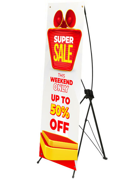 x-frame banner, x-frame banner Winnipeg, x-frame banner Manitoba, x-frame banner for event, x-frame banner for tradeshow, x-frame banner for reception, x-frame banner for event Winnipeg