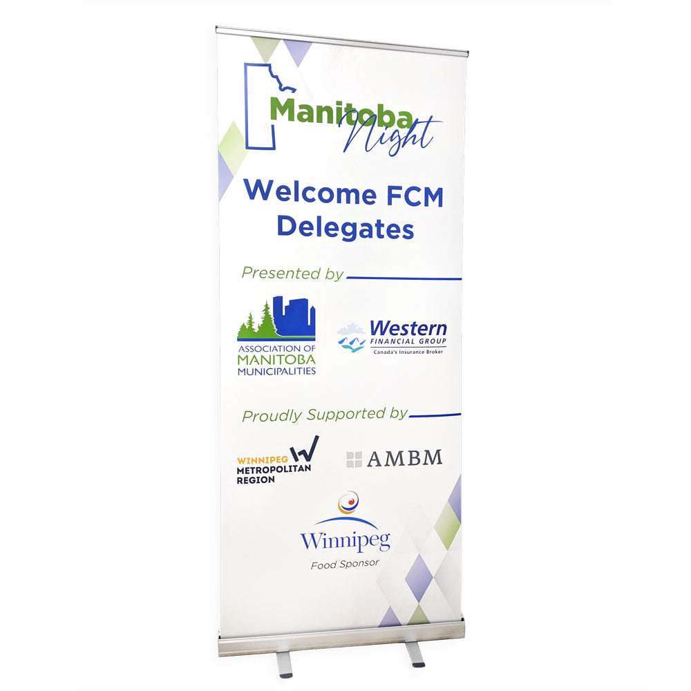 pull-up banner, retractable banner, pull-up banner Winnipeg, retractable banner Winnipeg, pull-up retractable banner  Manitoba, pull-up retractable banner for event, pull-up retractable banner for tradeshow, pull-up retractable banner for reception, pull-up retractable banner for event Winnipeg
