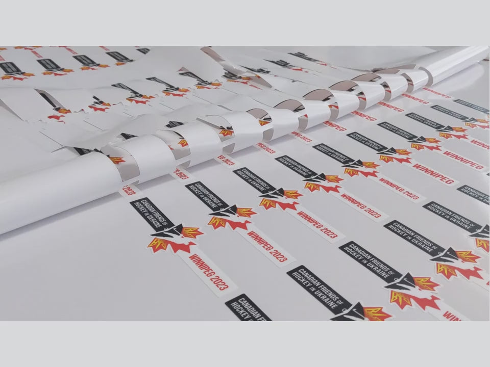 custom graphics stickers, round stickers, rectangular stickers, QR code stickers, wine labels, packaging labels, bumper stickers, waterproof stickers, permanent or removable stickers, double sided stickers, stickers Winnipeg, stickers Manitoba, stickers labels kiss cut stickers fast