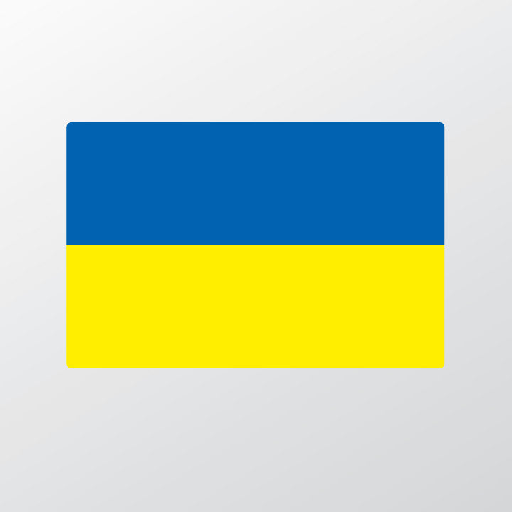 #HelpUkraineNow Car Stickers - Flag of Ukraine