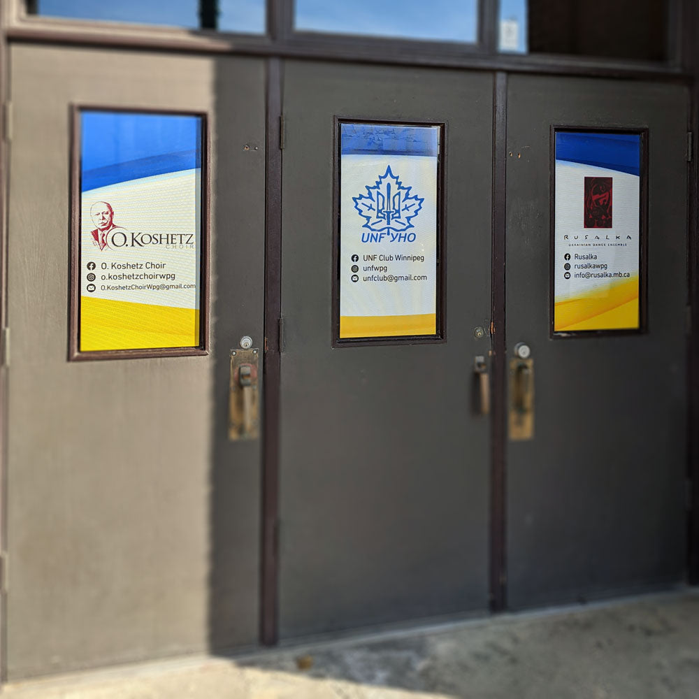 custom window decals graphics stickers, perforated window decals graphics stickers, removable window decals graphics, permanent window decals graphics stickers, frosted window decals graphics, vinyl lettering, window decals graphics stickers Winnipeg, window decals graphics stickers Manitoba, window decals graphics stickers fast