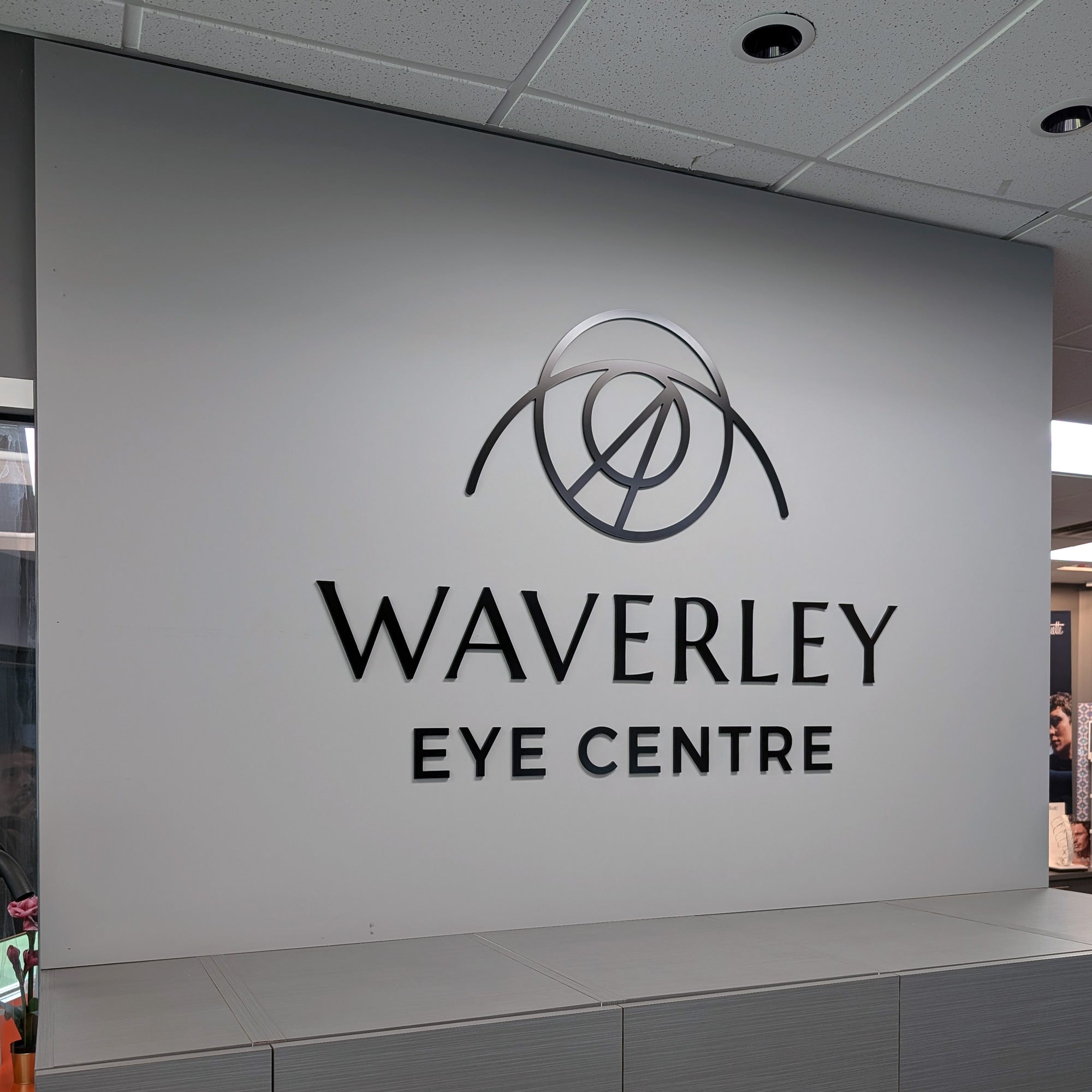 acrylic, pvc, aluminum office, interior, exterior sign Winnipeg, router cut signs Winnipeg, reception logo signs Winnipeg, health clinic wall logo Winnipeg, business wall logo Winnipeg